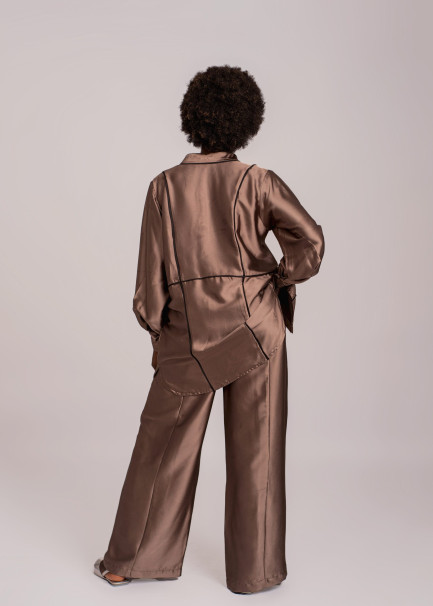 Silver Caged Pants