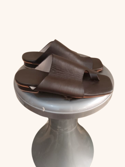 Black low- Wedges Slippers (EU39-40)