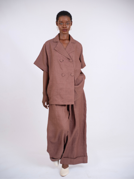 Mousse Double Pleat Pants